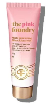 Kem chống nắng The Pink Foundry Matte Moisturising Mineral Sunscreen