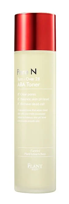 The Plant Base Pore N Turn-Over 28 Aba Toner