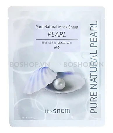 THE SAEM Pure Natural Mask Sheet - Pearl