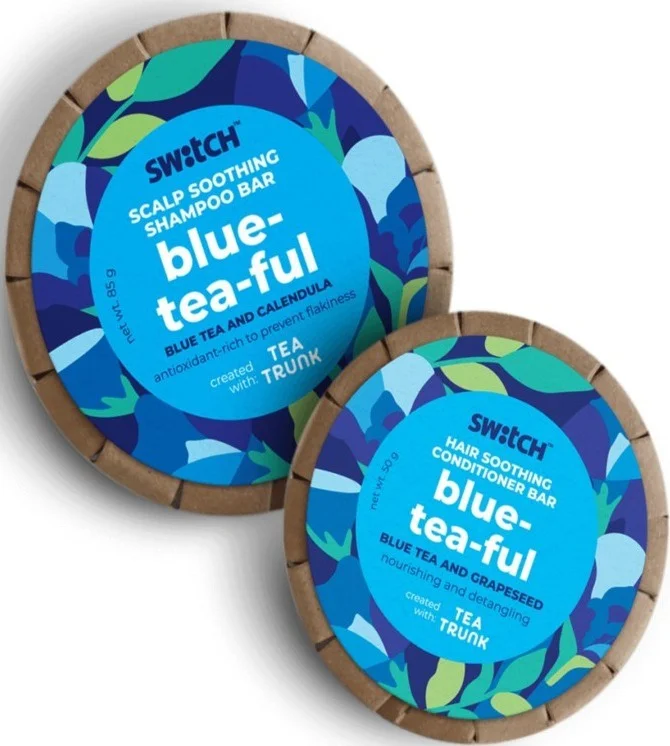 Dầu gội The Switch Fix Blue-tea-ful Shampoo Bar