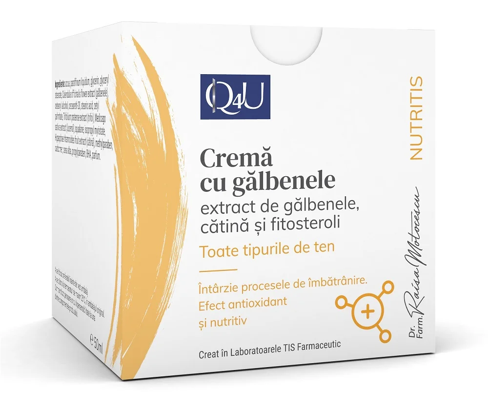 TIS farmaceutic Cremă Cu Galbenele Pentru Tenuri Sensibile Nutritis