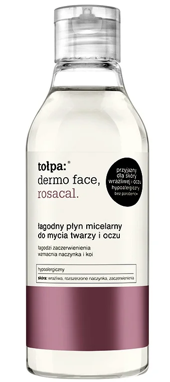 Tołpa Dermo Face, Rosacal, Wzmacniający Płyn Micelarny Do Mycia Twarzy I Oczu