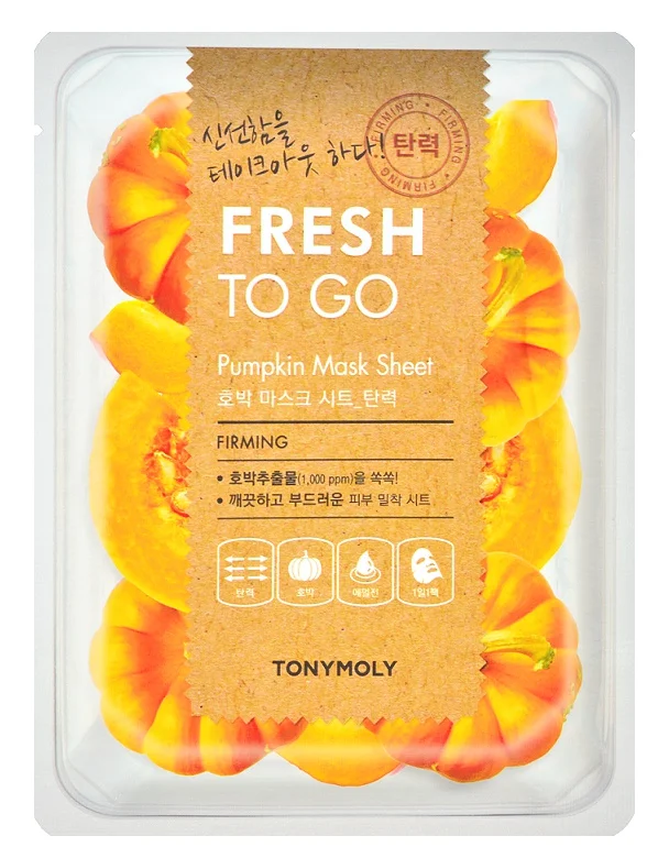 TONYMOLY Fresh To Go Pumpkin Mask Sheet