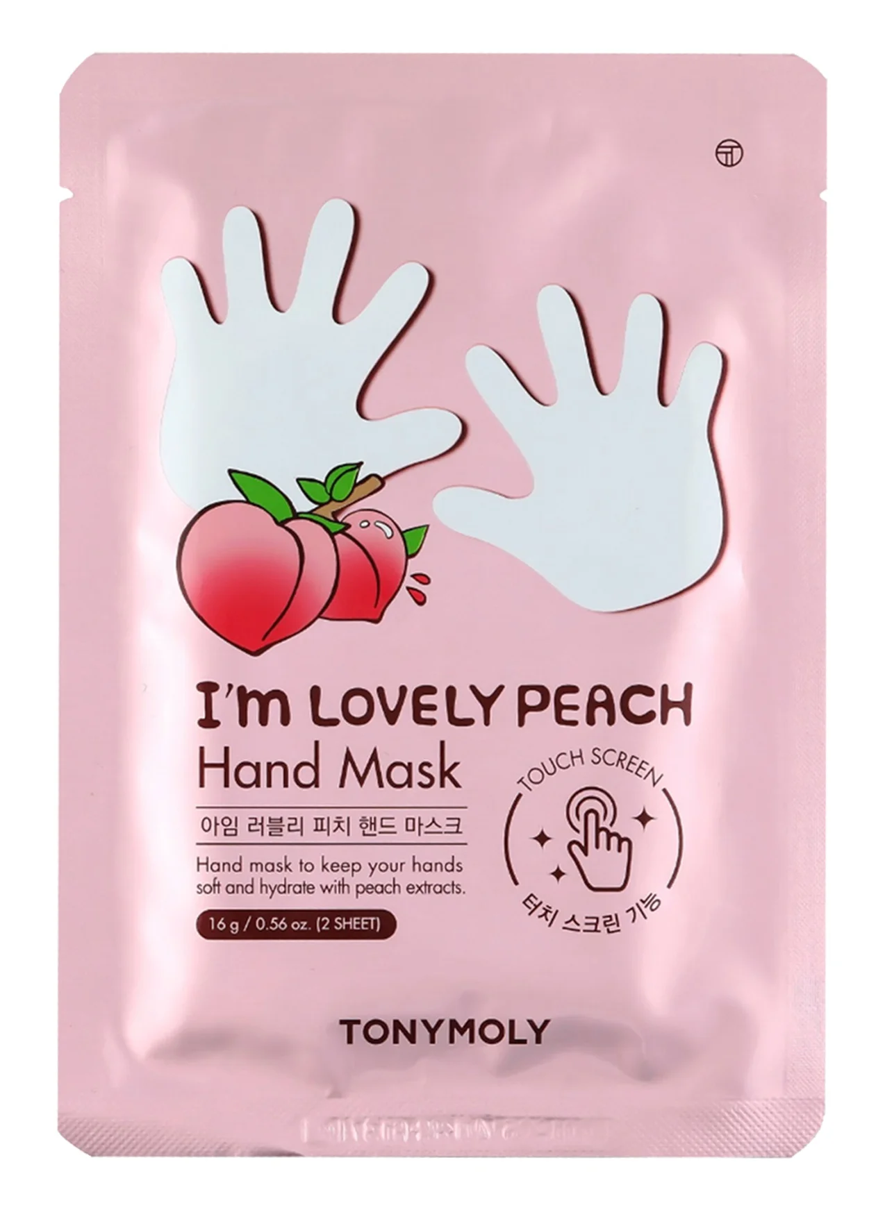 TONYMOLY I'm Lovely Peach Hand Mask
