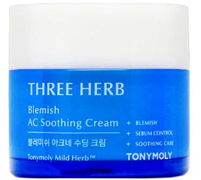 TONYMOLY Three Herb Blemish AC Soothing Cream