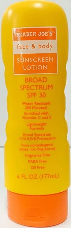 Kem chống nắng Trader Joe's Broad Spectrum SPF 30 Face And Body Sunscreen