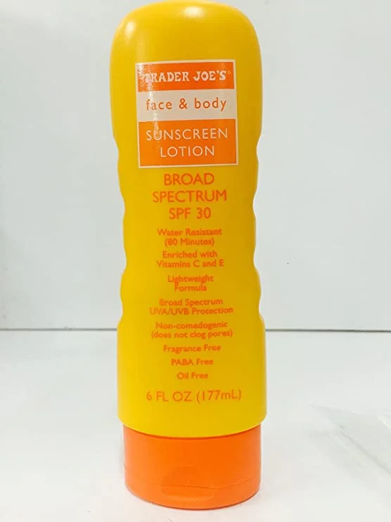 Sữa dưỡng Trader Joe's Face & Body Sunscreen Lotion Spf 30