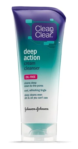 Clean & Clear Deep Action Oil Free Cream Face Wash