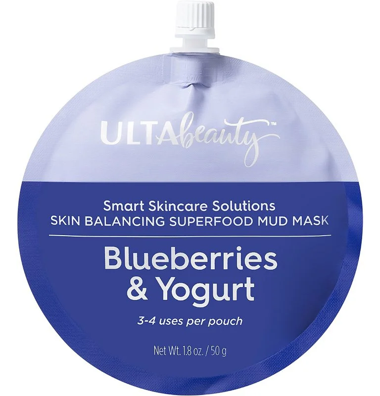 Ulta Beauty Smart Skin Care Solutions Skin Balancing Superfood Mud Mask. Blueberries & Yogurt