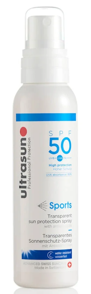 Xịt Ultrasun Professional Protection Ultrasun Sports High Spf 50 Clear Spray Formula