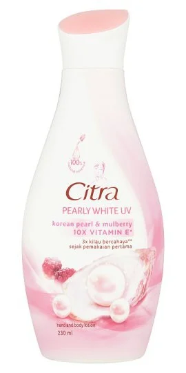 Sữa dưỡng Unilever Citra Pearly White UV Hand and Body Lotion