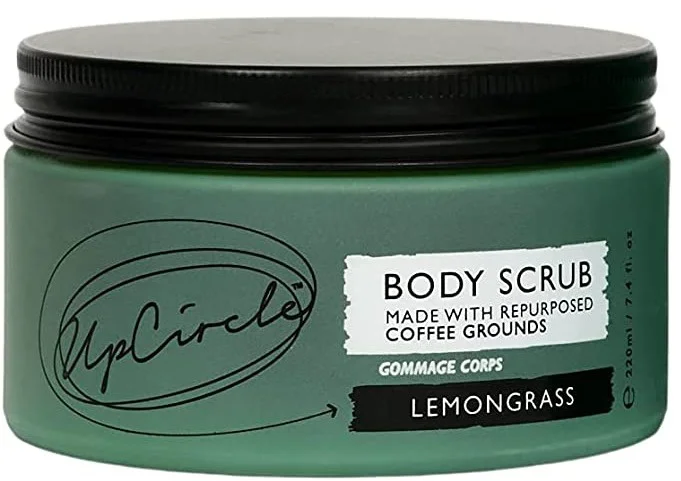 UpCircle Body Scrub With Coffee Grounds Lemongrass