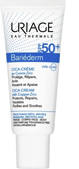 Uriage Bariéderm - Cica-Crema Con Cu-Zn SPF 50+