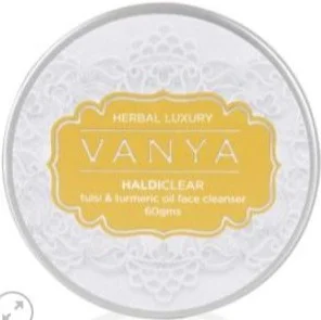 Vanya Herbal Haldiclear Tulsi & Turmeric Oil Face Cleanser