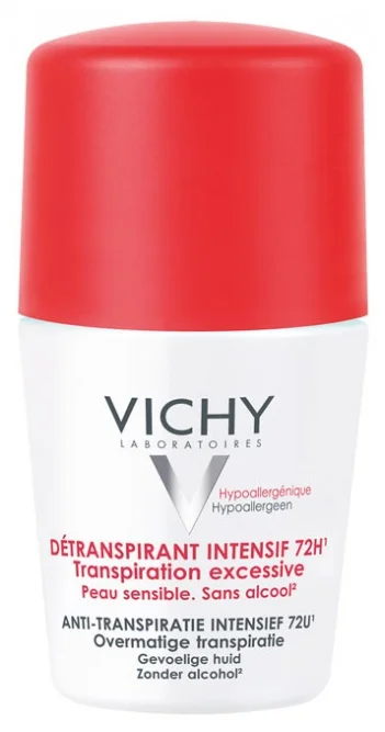 Vichy Deodorant 72H Intensive Detranspirant - Roll-On