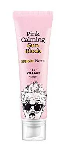 Village 11 Factory Pink Calming Sunblock Spf50+ Pa+++