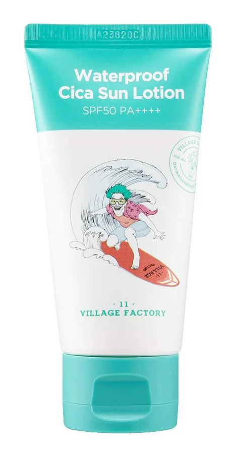 Village 11 Factory Waterproof Cica Sun Lotion Spf 50 Pa++++