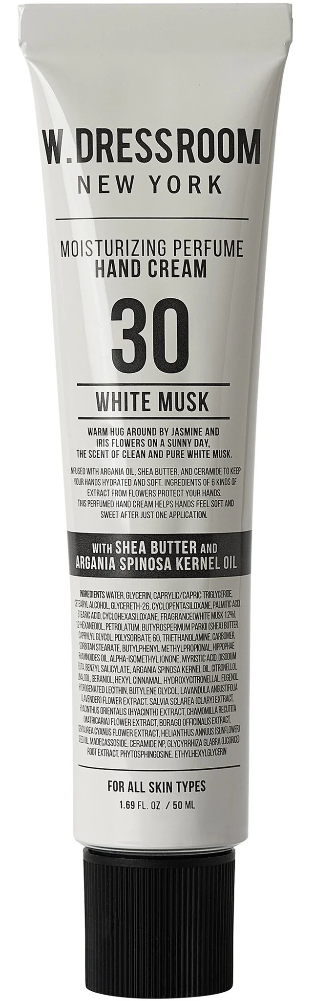 kem dưỡng da tay W. Dressroom Moisturizing Perfume Hand Cream No.30 White Musk