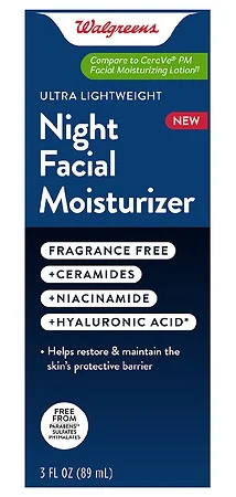 Kem dưỡng ẩm Walgreens Night Facial Moisturizer