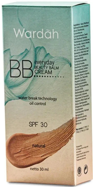 Wardah Everyday Beauty Blam BB Cream Natural 1's