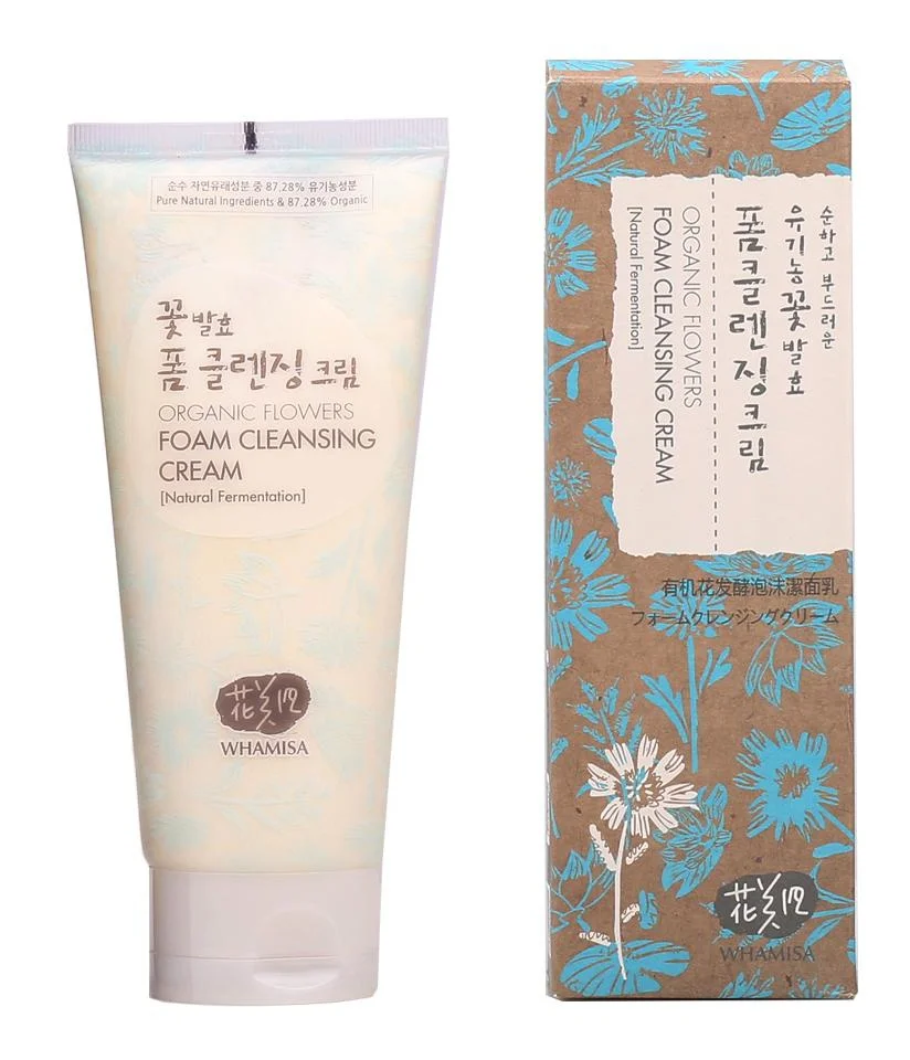 Whamisa Organic Flowers Foam Cleansing Cream