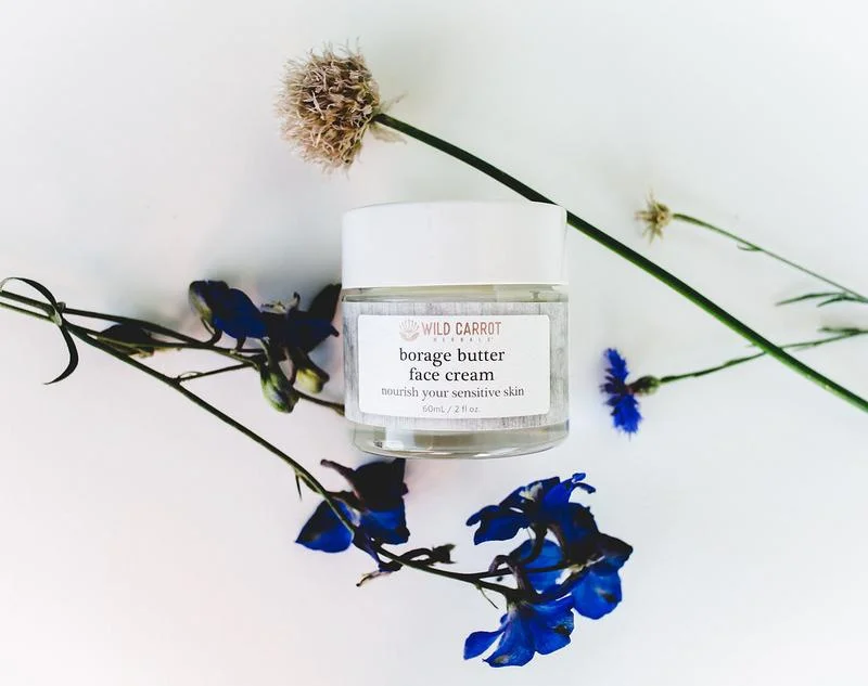 Wild Carrot Herbals Borage Butter Face Cream