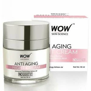 Wow Skin Science Wow Skin Science Anti Aging No Parabens & Mineral Oil Night Cream
