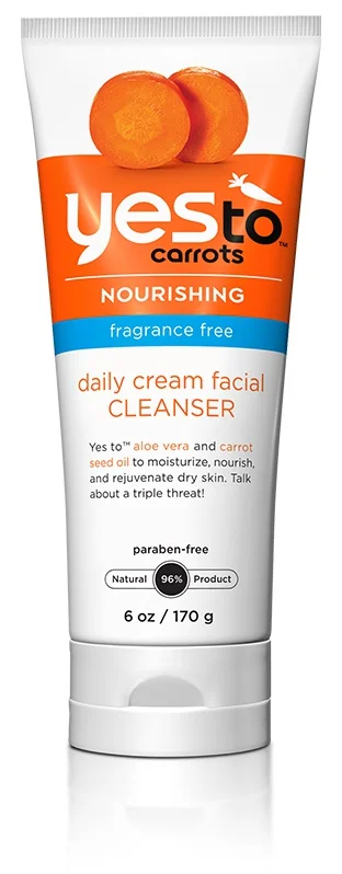 Yes To Carrots Fragrance-Free Daily Cream Facial Cleanser