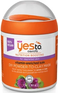Yes To Carrots Vitamin-Enriched Kale Diy Powder-To-Clay Mask