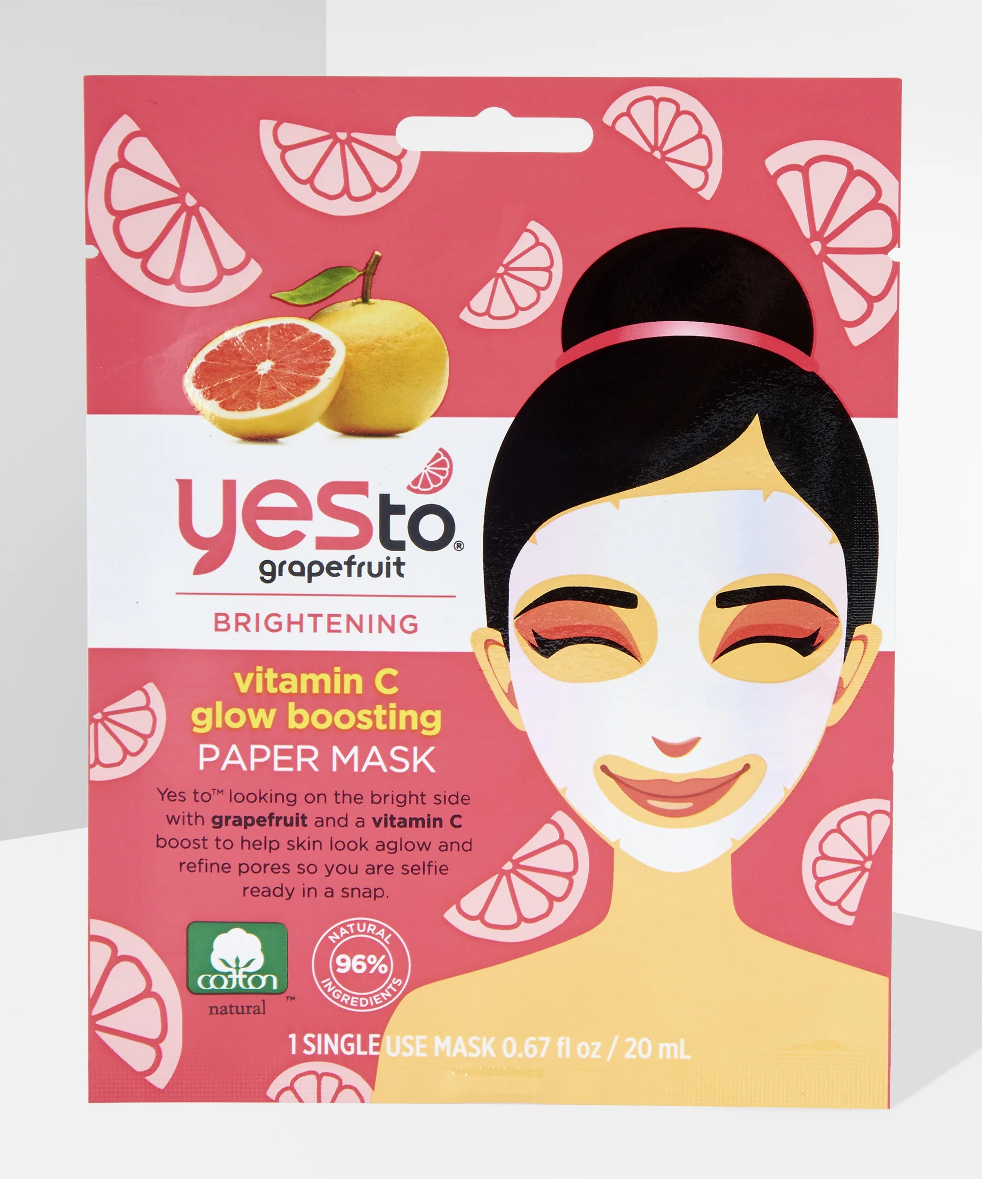 Yes To Grapefruit Vitamin C Glow Boosting Paper Mask
