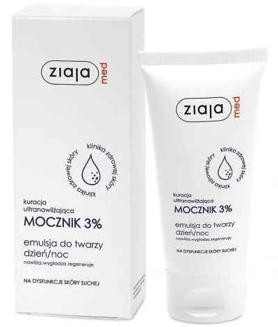 Bản dupe #17: Kem dưỡng ẩm da Ziaja Med Kuracja Ultranawilżająca, Mocznik 3%, Emulsja Do Twarzy Dzień/Noc Kem dưỡng ẩm da Ziaja Med Kuracja Ultranawilżająca, Mocznik 3%, Emulsja Do Twarzy Dzień/Noc