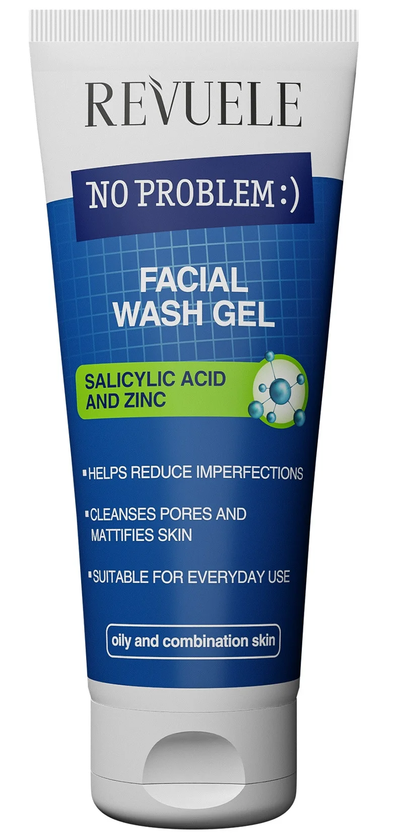 Sữa rửa mặt Revuele No Problem Facial Wash Gel Salicylic Acid And Zinc