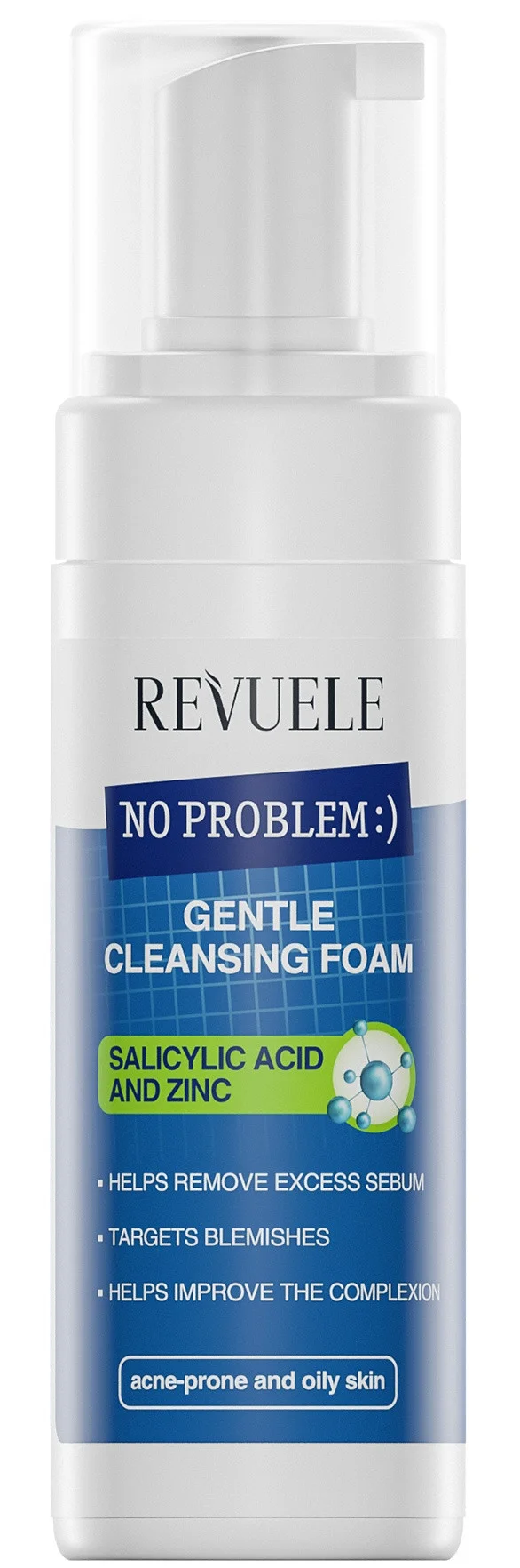 Sữa rửa mặt Revuele No Problem Gentle Cleansing Foam Salicylic Acid And Zinc