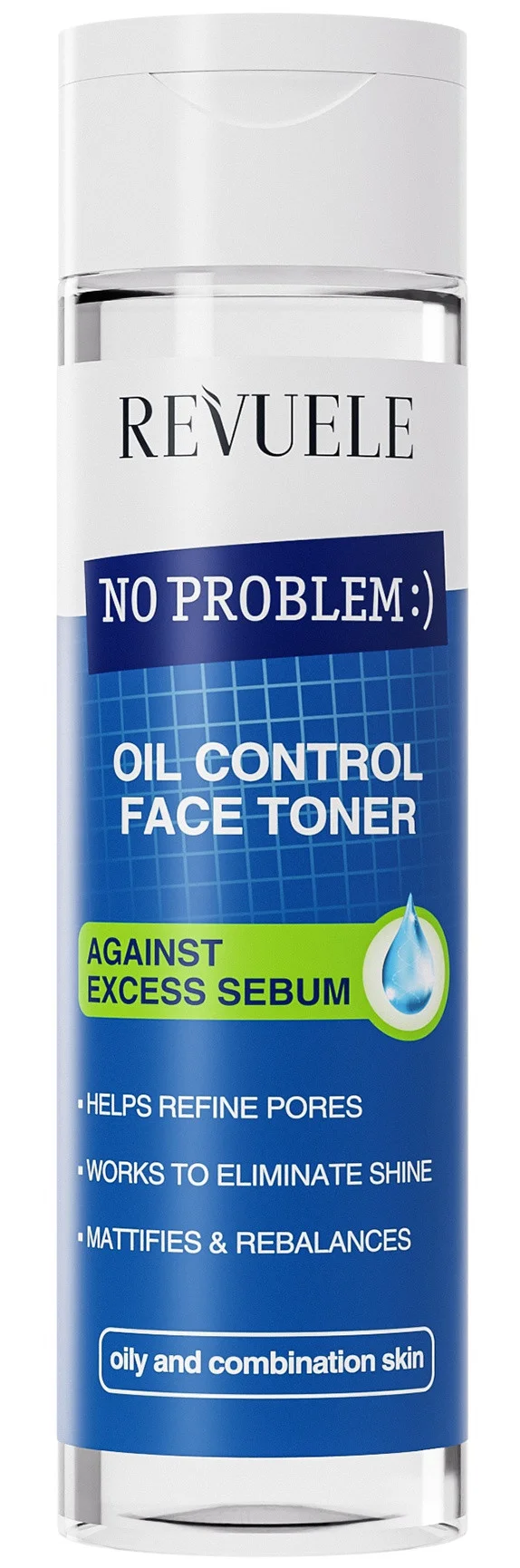 Revuele No Problem Oil Control Face Toner Against Excess Sebum