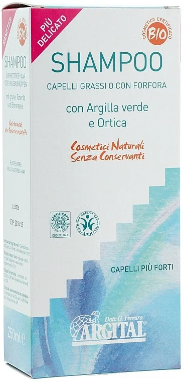 Argital Shampoo For Greasy Hair And Dandruff