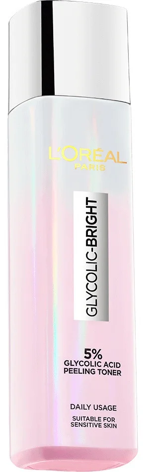 Nước hoa hồng L'Oreal Glycolic-bright 5% Glycolic Acid Peeling Toner