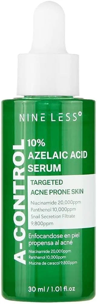 Tinh chất dưỡng da, giảm mụn thâm Nineless A-control 10% Azelaic Acid Serum