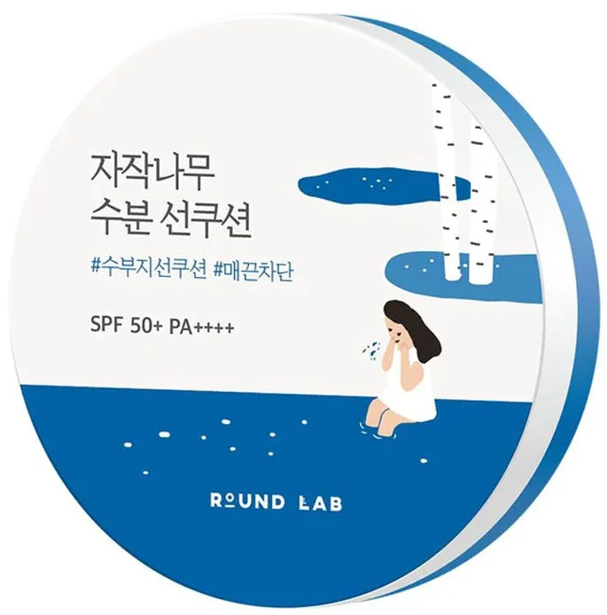 Phấn nước ROUND LAB Birch Juice Moisturizing Sun Cushion