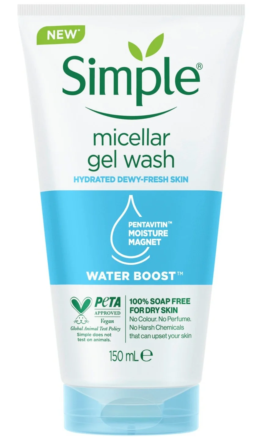 Sữa rửa mặt Simple Water Boost Micellar Facial Wash