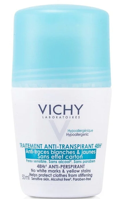 Vichy Antitranspirant Roll-on Anti-flecken 48h