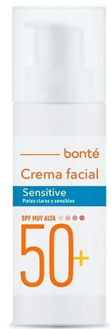 Kem Bonté Crema Facial Sensitive Pieles Claras Y Sensibles SPF 50+