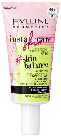 Kem Eveline Insta Skin Care Mattifying And Detoxifying Face Cream