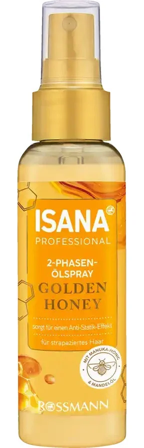 Isana Professional Golden Honey 2-Phasen-Ölspray