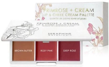 Kem Seraphine Botanicals Primrose + Cream - Lip & Cheek Cream Palette