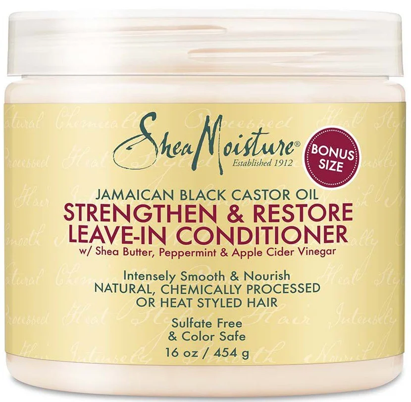 Shea Moisture Jamaican Black Castor Oil, Strengthen & Restore Leave-in Conditioner