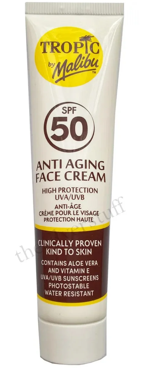 Kem Tropic by Malibu SPF 50 Anti Aging Face Cream