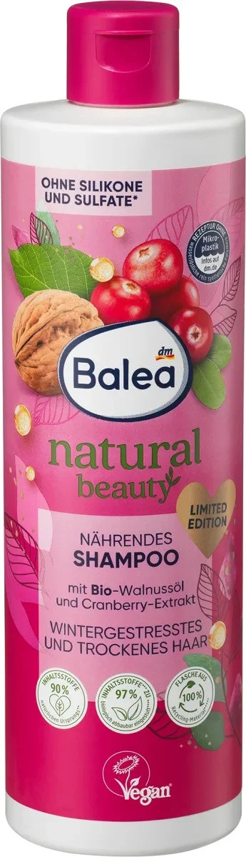 Dầu gội Balea Natural Beauty Nährendes Shampoo