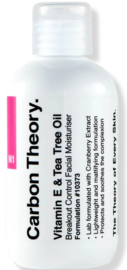 Carbon Theory Vitamin E & Tea Tree Oil Breakout Control Facial Moisturiser