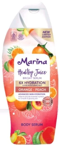 Dưỡng ẩm Marina Healthy Juice Bright Serum 6x Hydration Super Moisturizing Max Orange & Peach