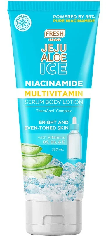 Sữa dưỡng Fresh Skinlab Jeju Aloe Ice Niacinamide Multivitamin Serum Body Lotion